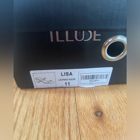 NEW illude leopard suede heels - Picture 2 of 4